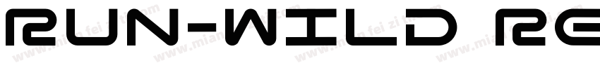 run-wild Regular字体转换